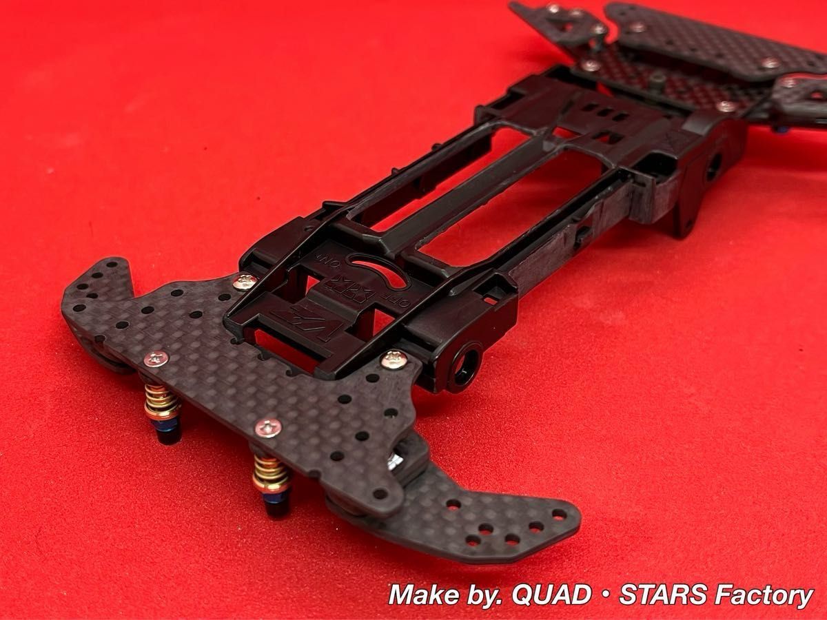 ミニ四駆・VZシャーシ用】2軸ATピボットバンパー＋1軸リヤアンカー