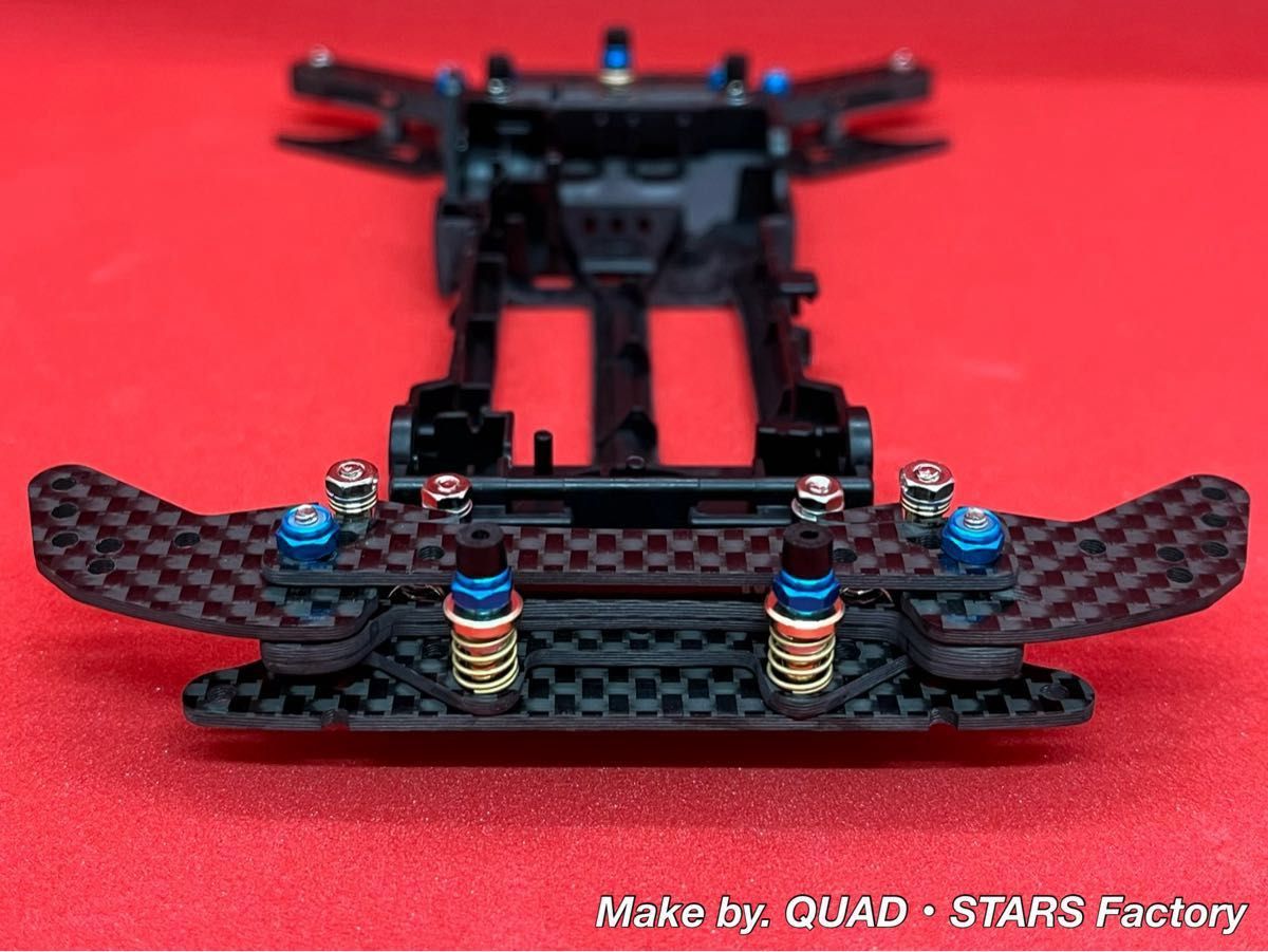 ミニ四駆・VZシャーシ用】2軸ATピボットバンパー＋1軸リヤアンカー