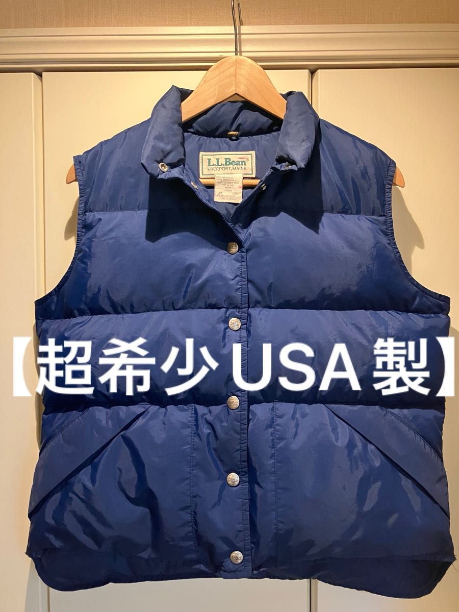 超希少USA製】80s L L Bean エルエルビーン 白タグダウンベスト｜Yahoo