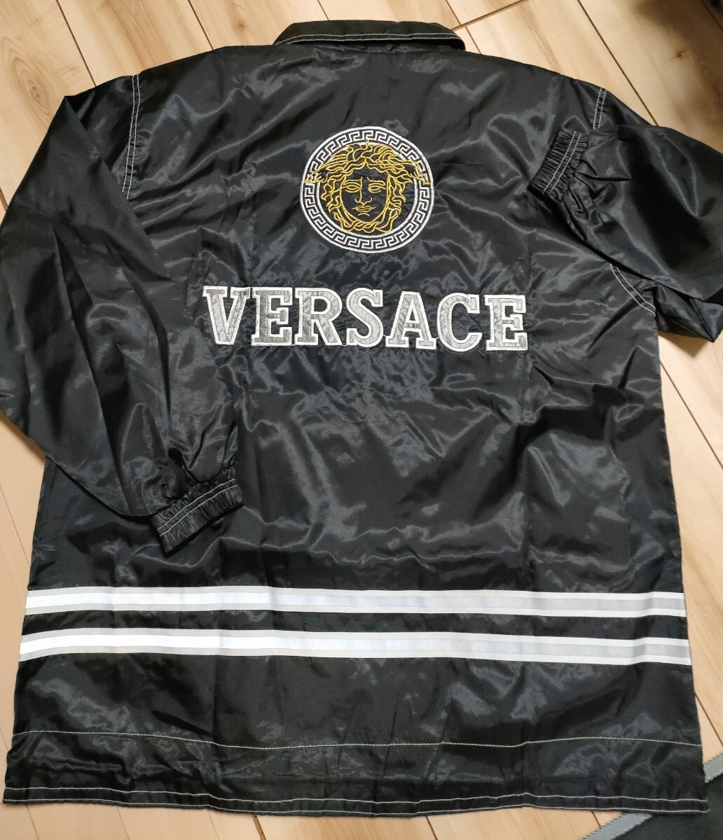 VERSACE ヴェルサーチ ナイロン ジャケット コーチジャケット ジップ