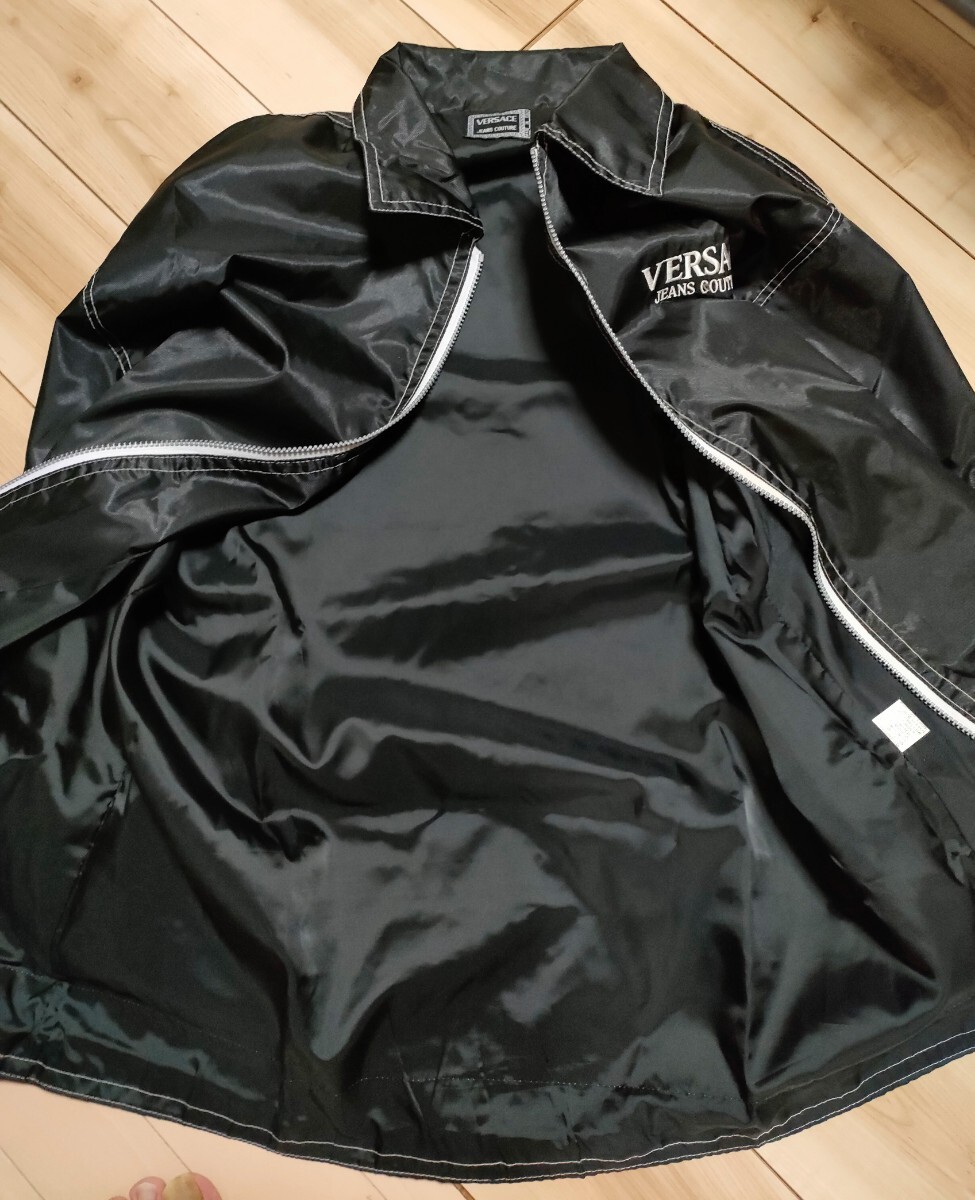 VERSACE ヴェルサーチ ナイロン ジャケット コーチジャケット ジップ