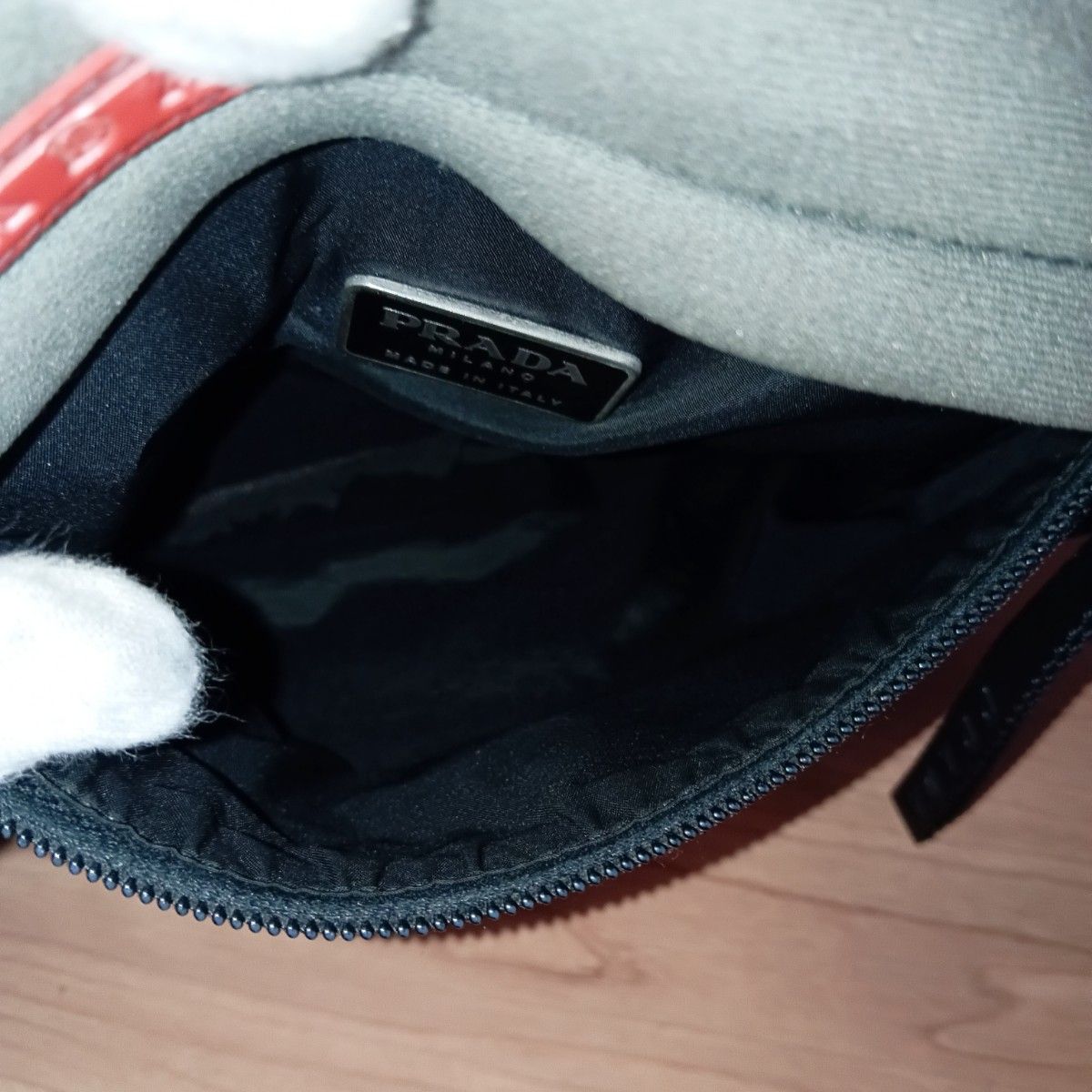 プラダスポーツ ジャージ ミニショルダーバッグ サコッシュ レディース