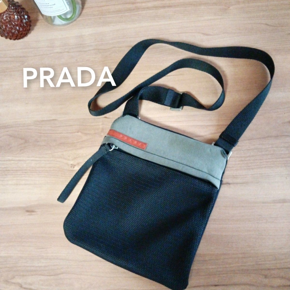 プラダスポーツ ジャージ ミニショルダーバッグ サコッシュ レディース