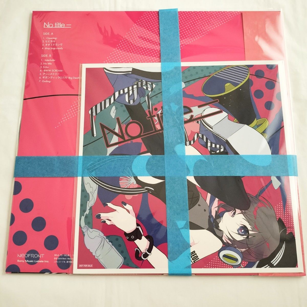 新品】Reol No title- アナログ盤 メガジャケ付き アナログレコード