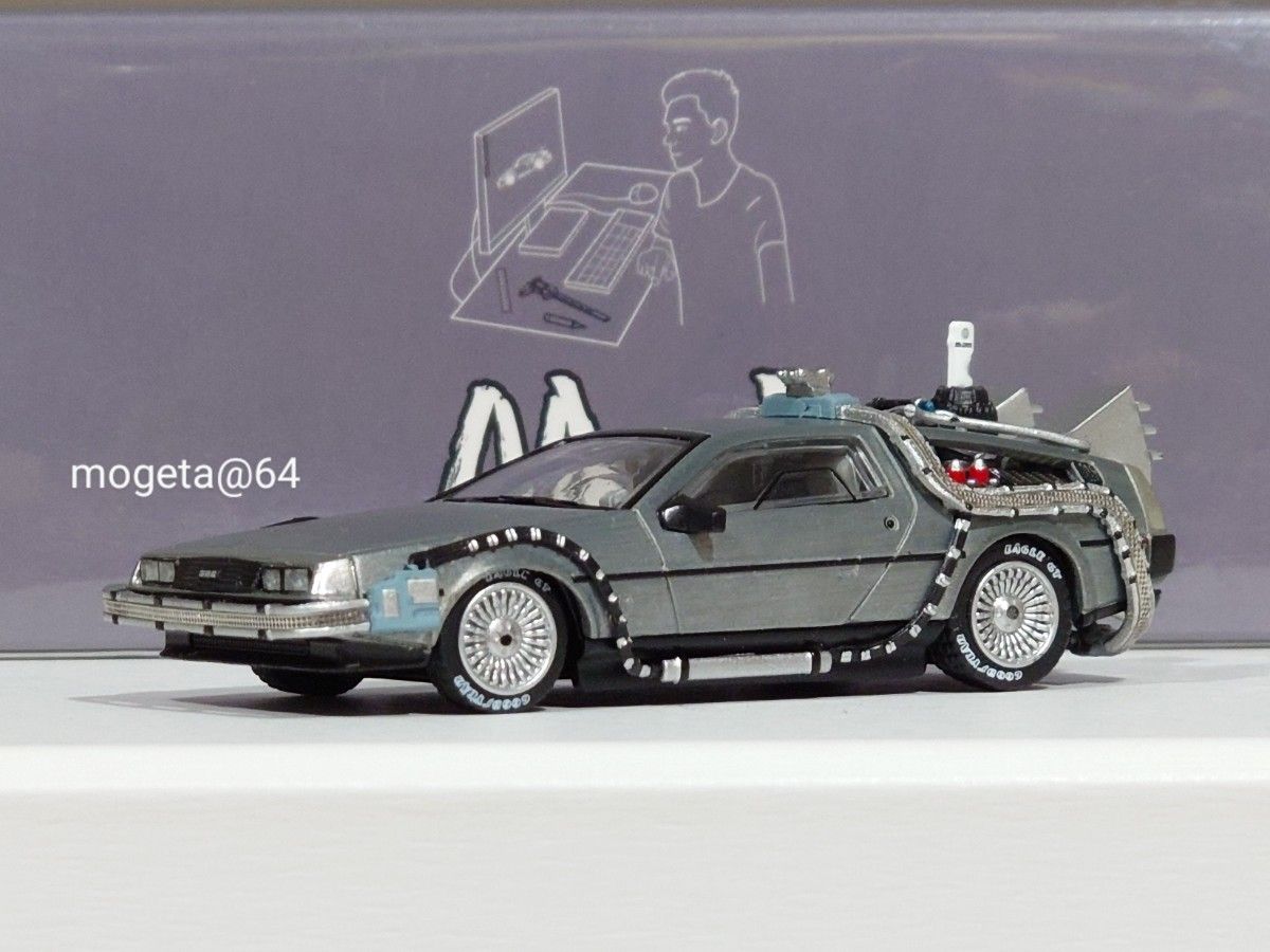MJ MODEL 1/64 DeLorean DMC-12 Ⅱ バック トゥ ザ フューチャー