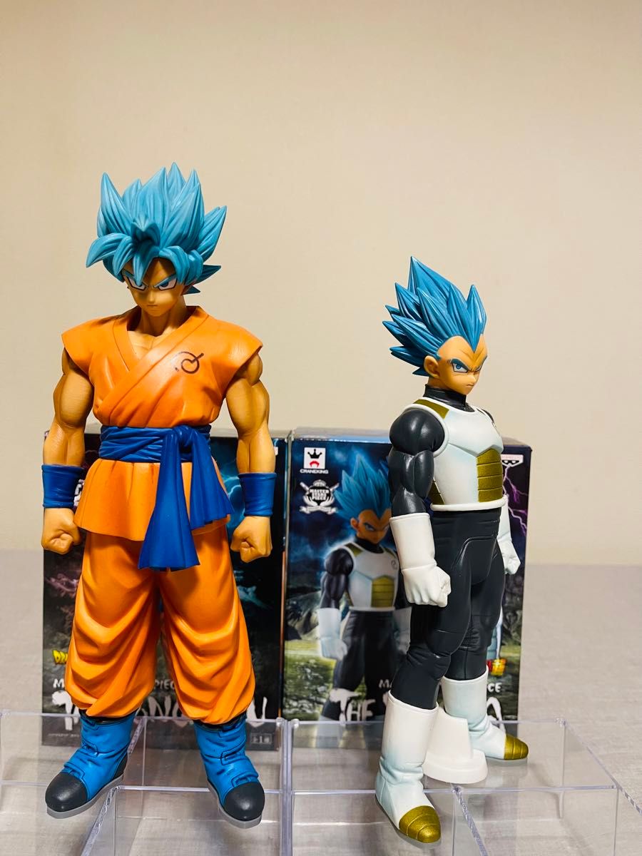 ドラゴンボール msp 孫悟空 ベジータ ブルー プライズ フィギュア