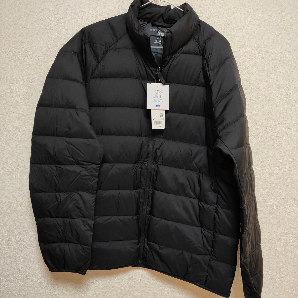 ユニクロ ウルトラライトダウンジャケット ブラック XL 黒 メンズ （3D