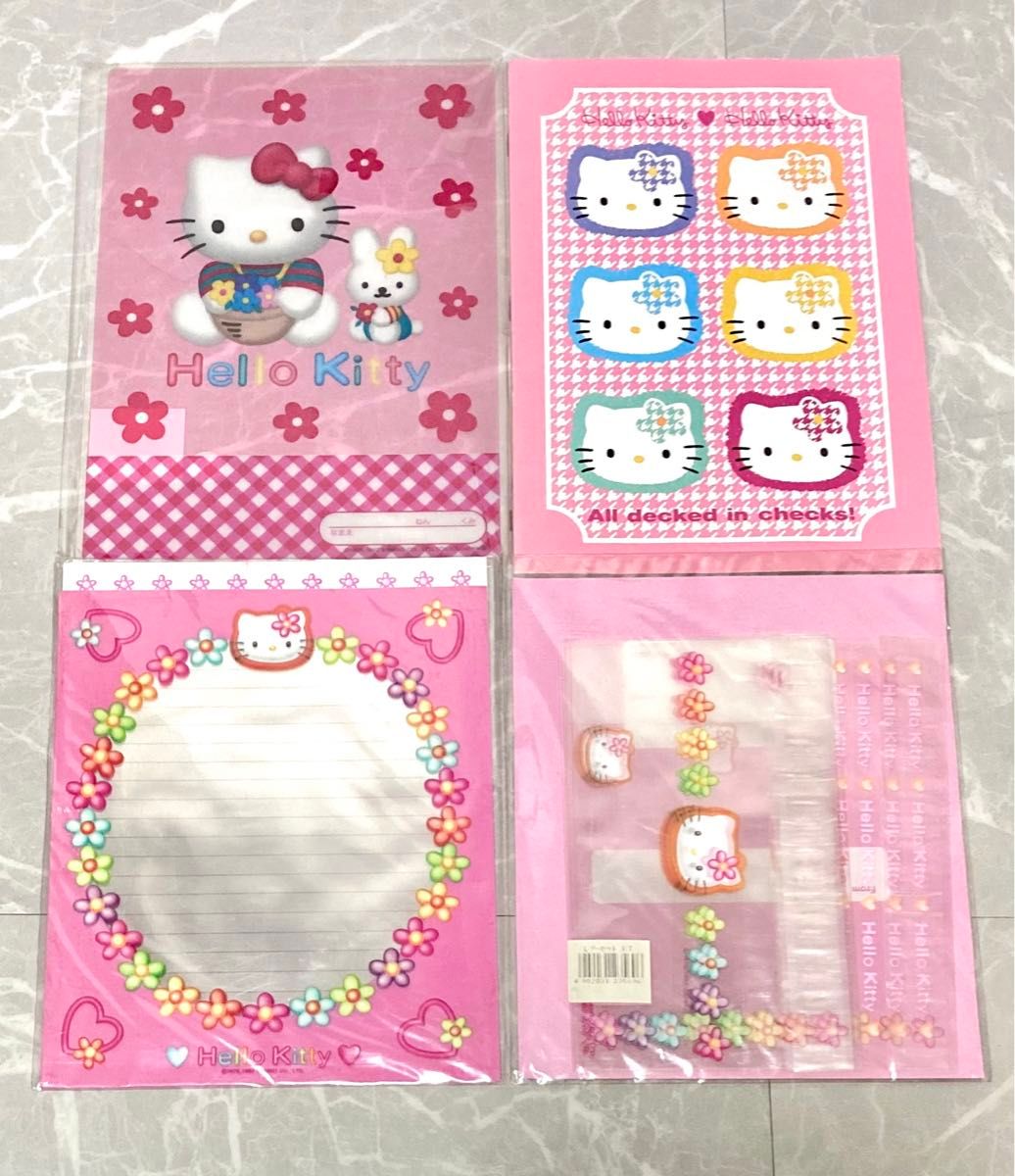 1996 1997 希少 Sanrioハローキティ3点セット(ノート・レターセット