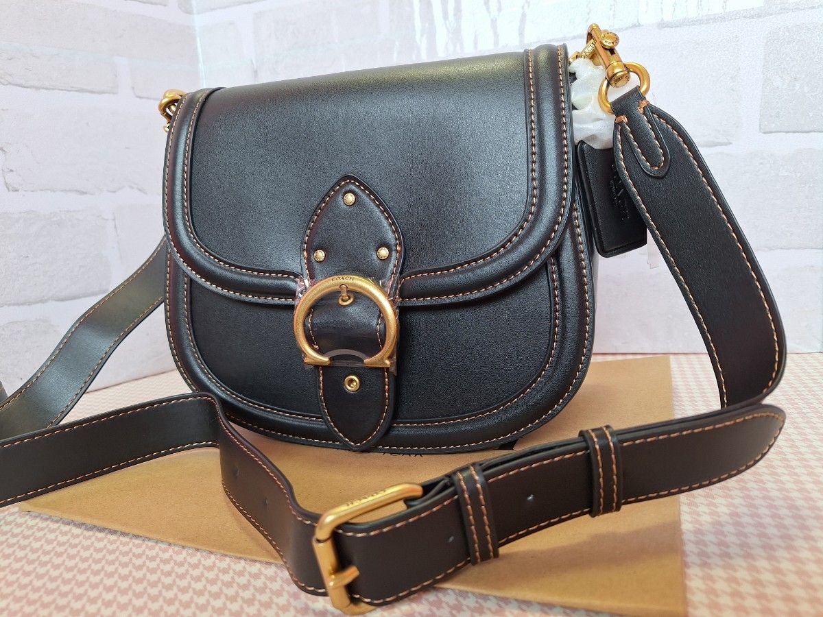 新品】COACH コーチ バッグ ビート サドルバッグ ショルダーバッグ