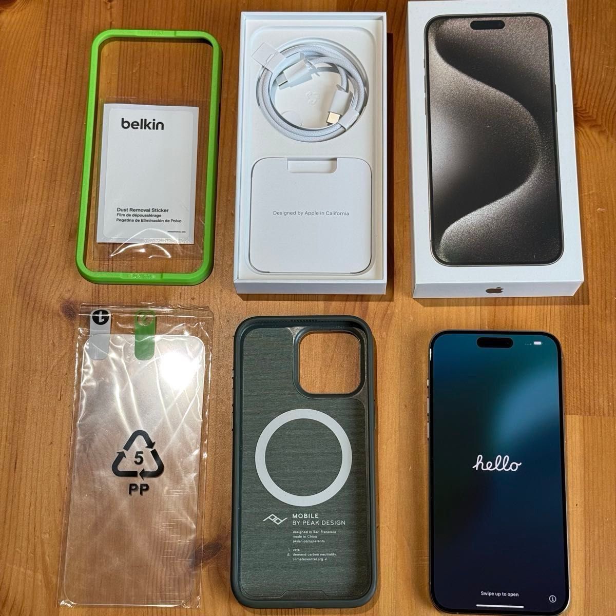 美品 Apple iPhone 15 Pro Max 1TB SIMフリー ナチュラルチタニウム