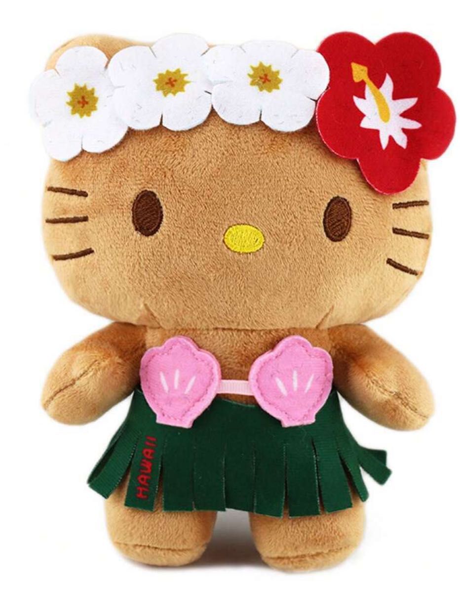 ぬいぐるみ ハローキティ 日焼けキティ ハワイ 20㎝ マスコット