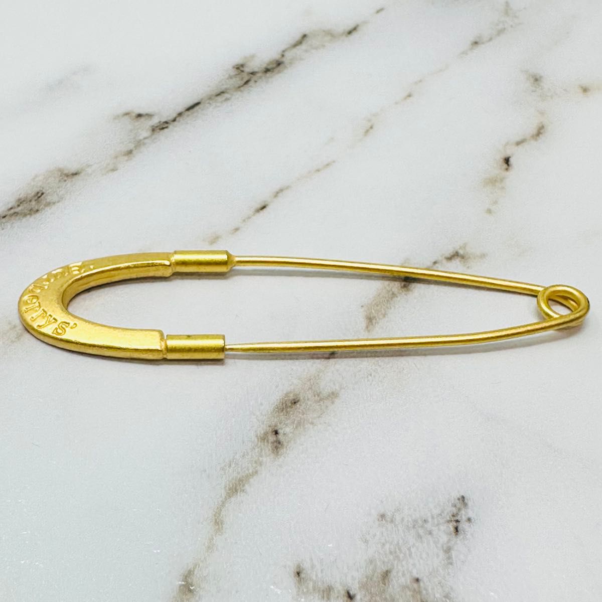 Burberrys バーバリー ストールピン 安全ピン ピン ブローチ ゴールド