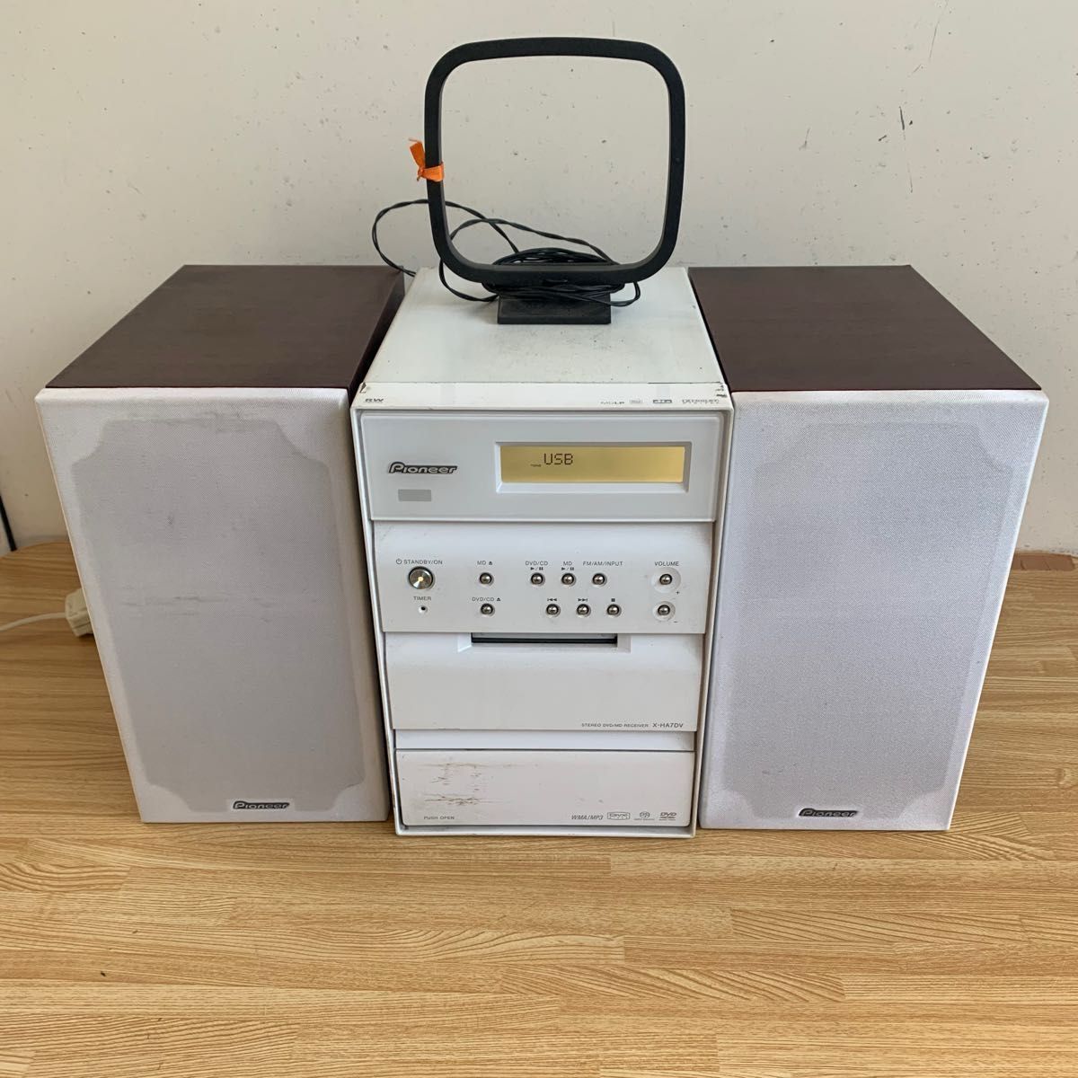 Pioneer X-HA7DV-W DVD/MD コンポ ホワイト｜Yahoo!フリマ（旧PayPay