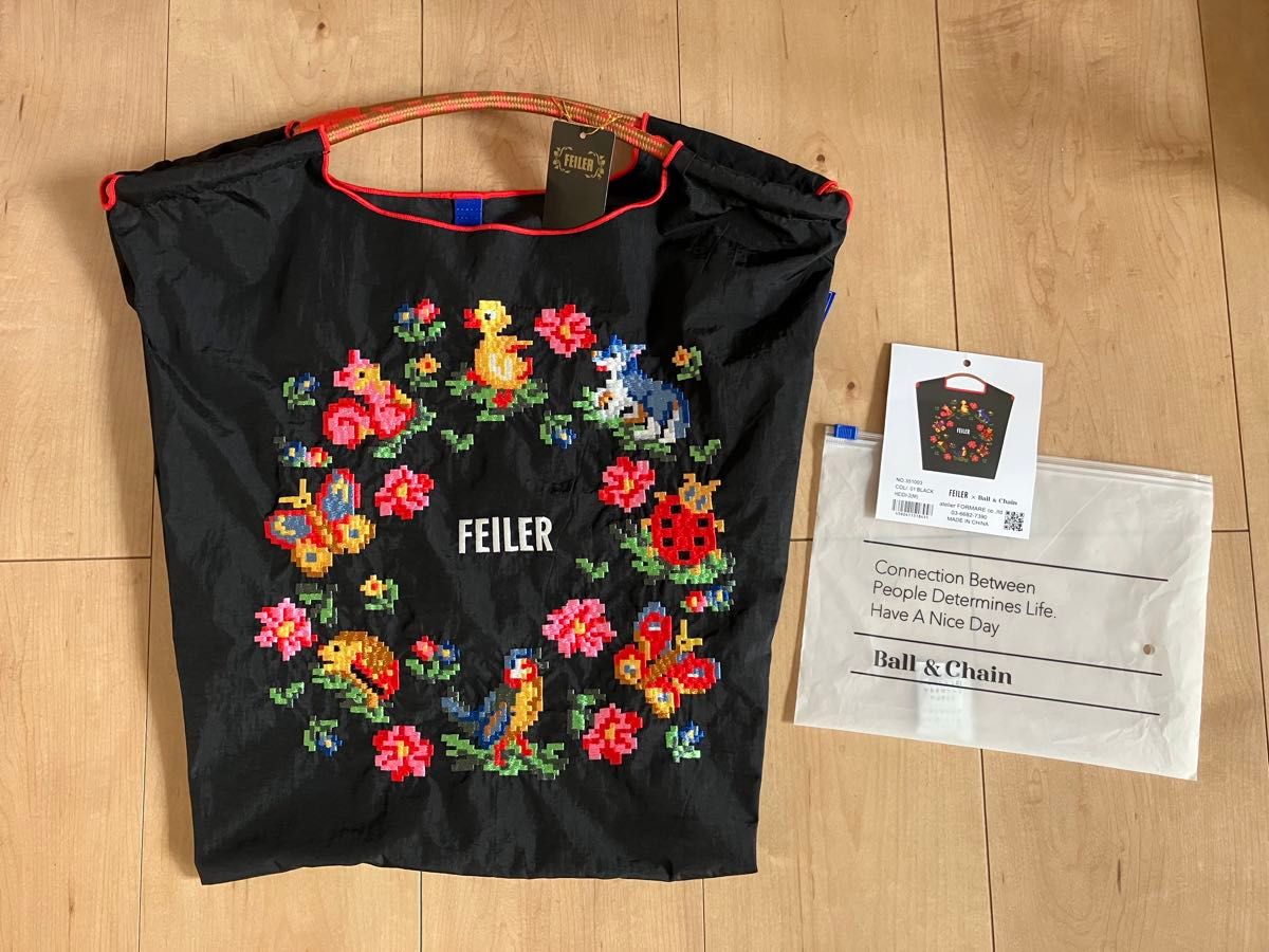 本物フェイラー ×Ball & Chainコラボバッグ 黒Mサイズ｜Yahoo!フリマ