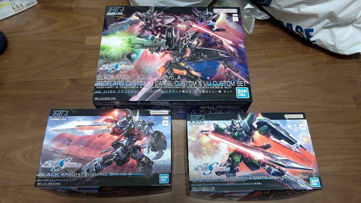 未組立 HG ブラックナイトスコード セット シヴァ ルドラ リデラード