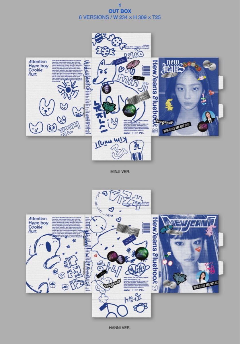 ハニ NewJeans Bluebook アルバム ニュージーンズ 新品未開封｜Yahoo