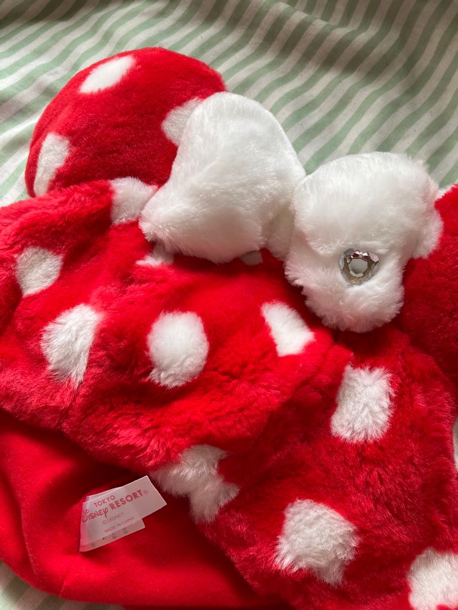 赤 リボン 水玉 ディズニー ファンキャップ ミニー｜Yahoo!フリマ（旧