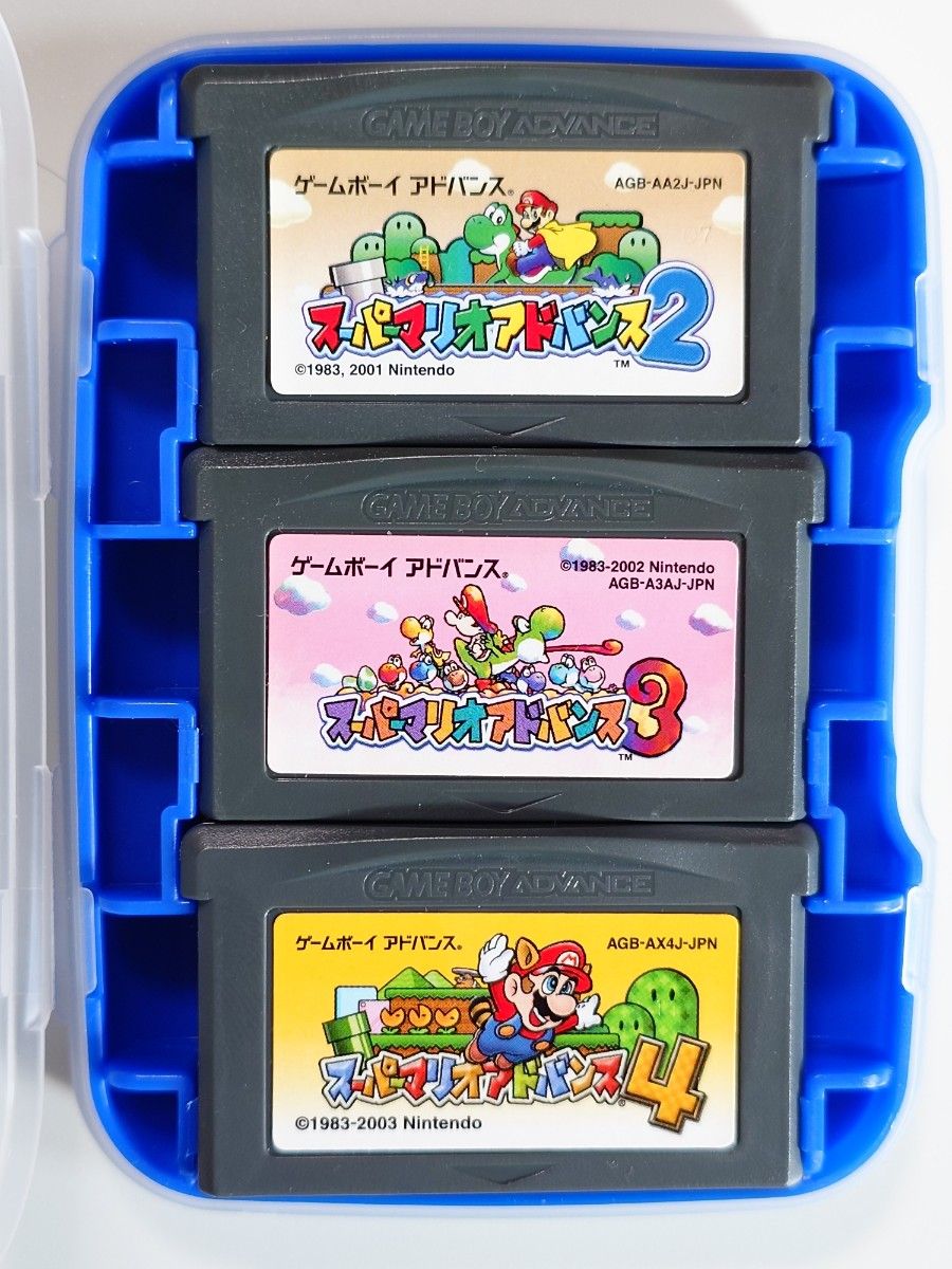 ゲームボーイアドバンスのマリオ四本セットとおまけです。