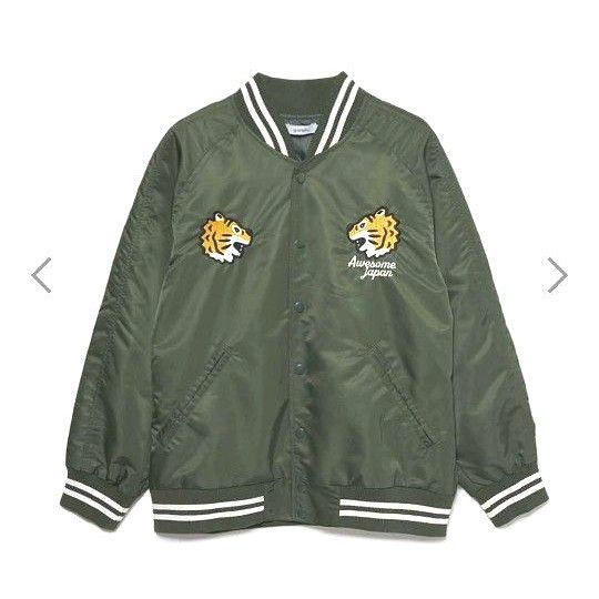 Graniph グラニフ オーサムタイガー 刺繍 ボンバージャケット XL 着用