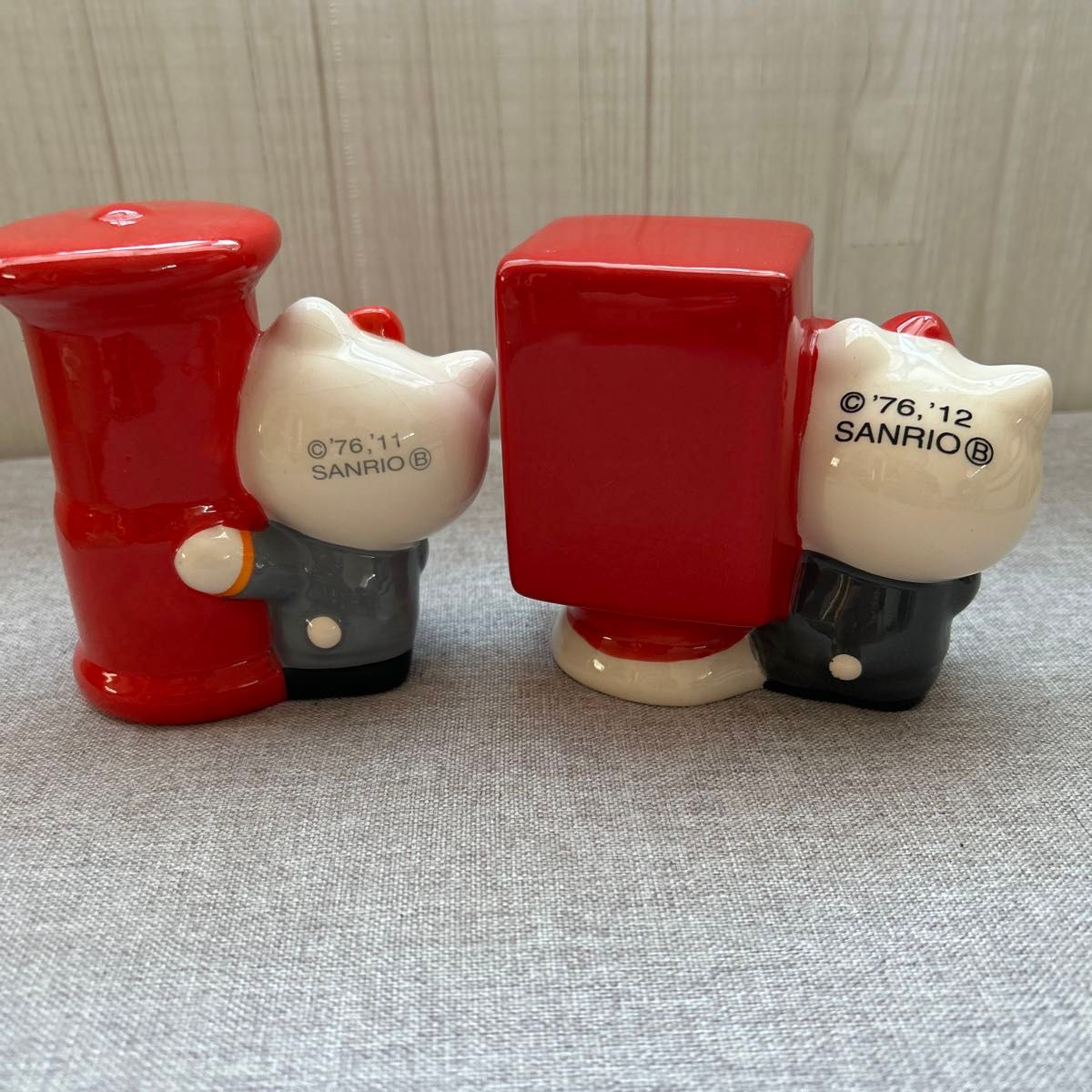 値下げ 激レア 入手困難 サンリオハローキティ70年代貯金箱 陶器製