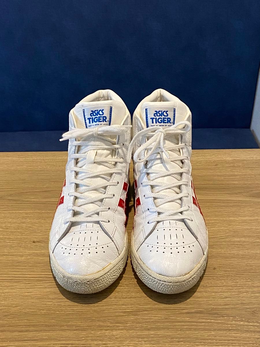 希少】アシックス ポイントゲッター 28cm 旧ロゴ カンガルー革 バスケ