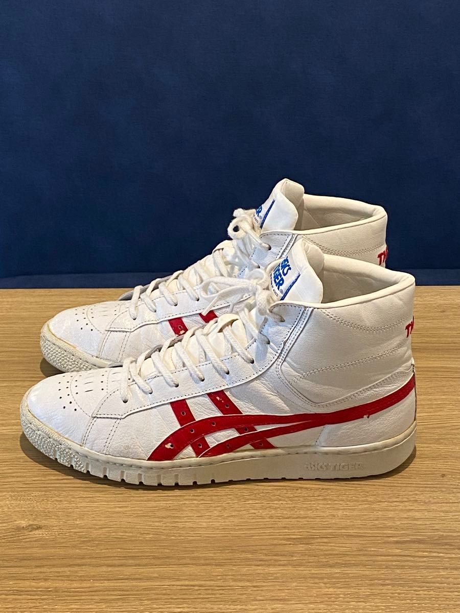 希少】アシックス ポイントゲッター 28cm 旧ロゴ カンガルー革 バスケ