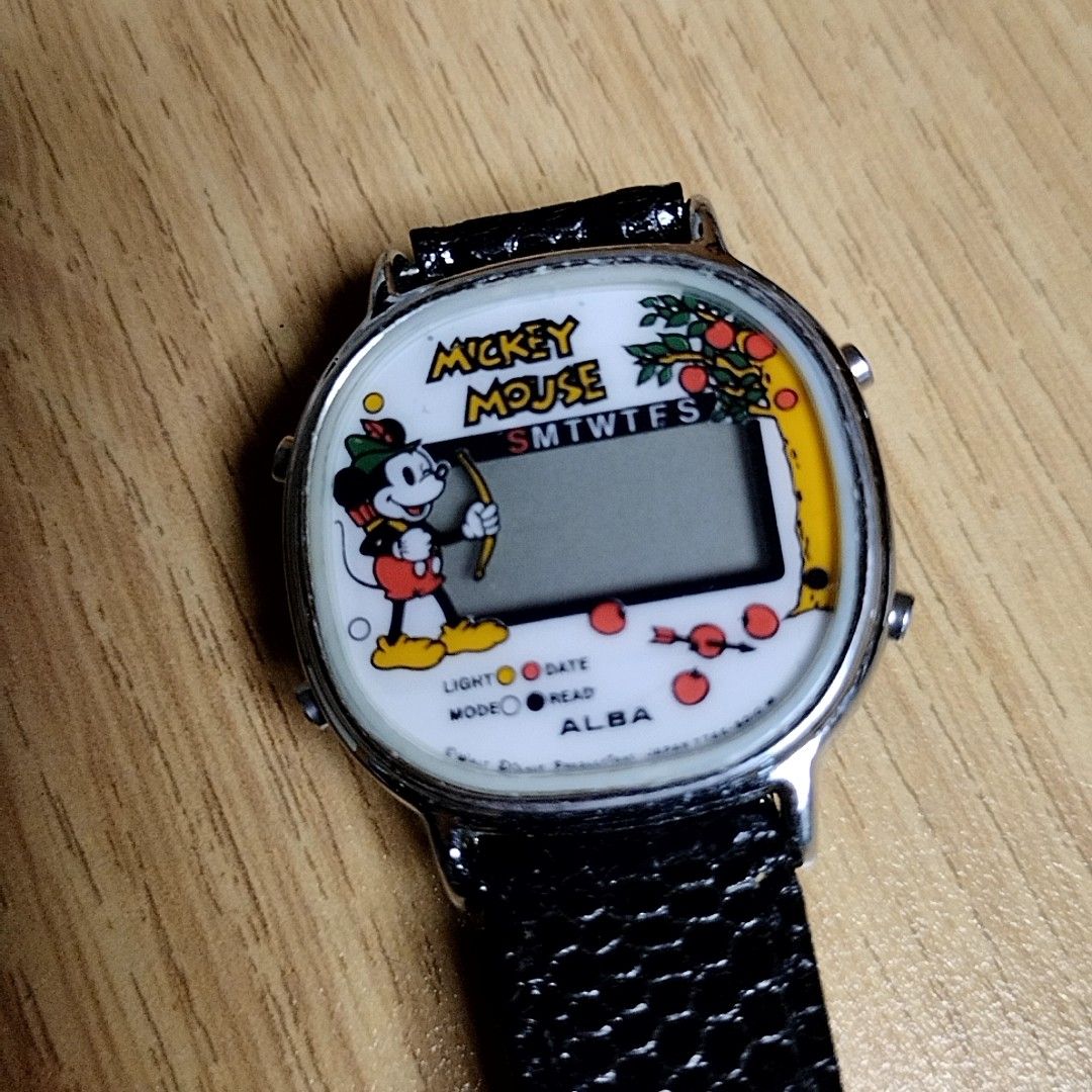 腕時計 アルバ セイコー ALBA SEIKO ミッキーマウス レトロ
