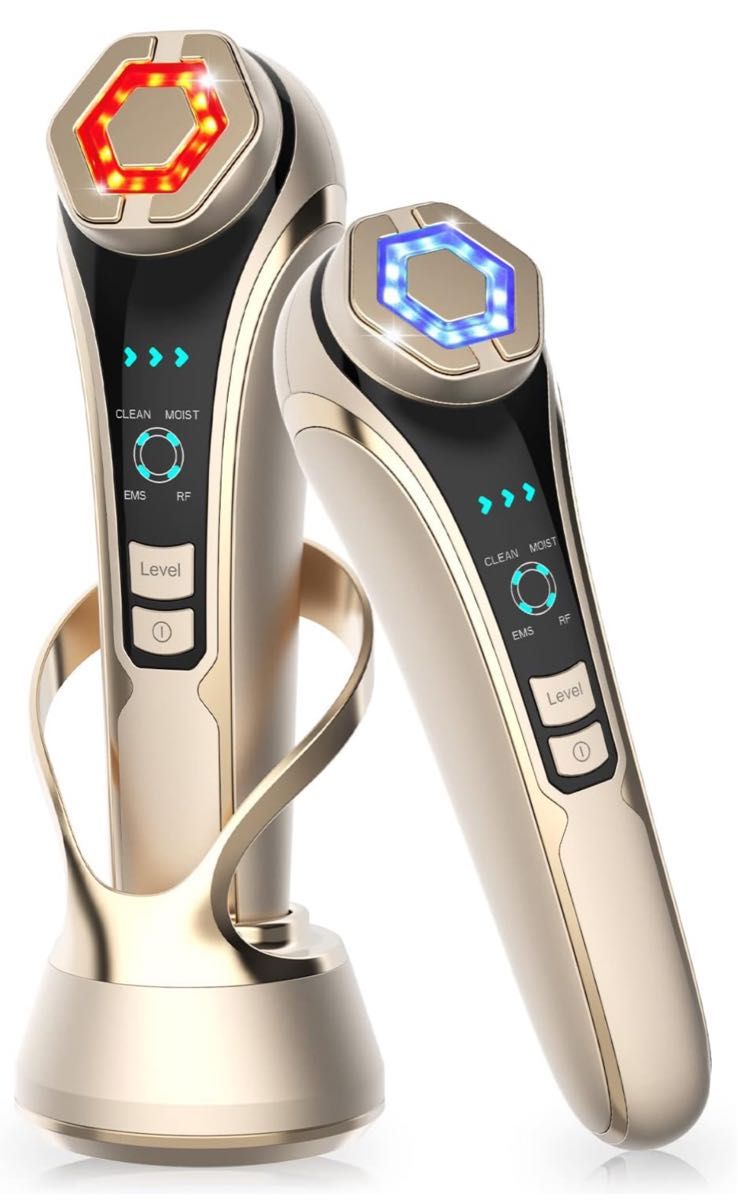 Cicley RF美顔器 1台6役 ラジオ波 イオン導入 EMS 光エステ 超音波振動