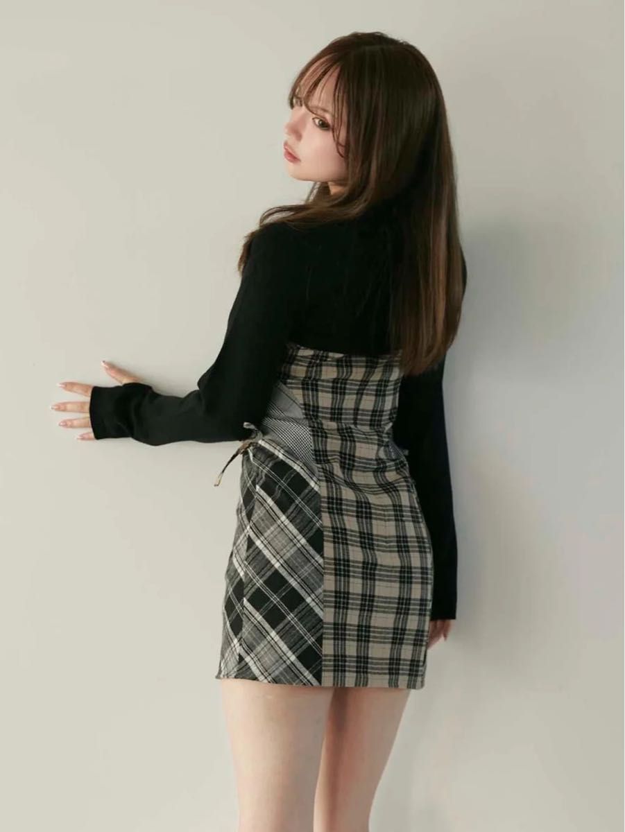 ANDMARY Khy check set アンドマリー キーチェック セット ワンピース