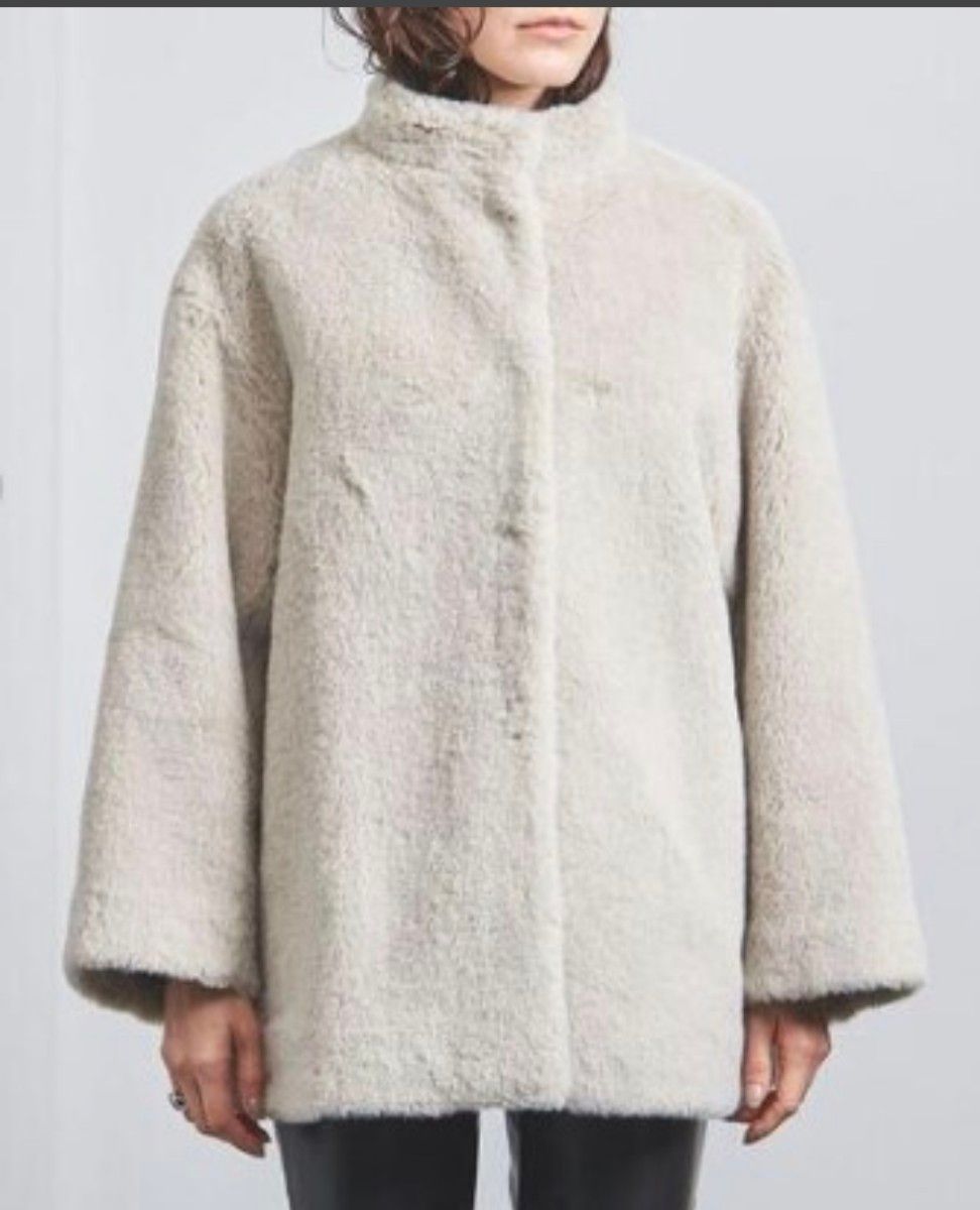 美品 定価8万 UNITED ARROWS ユナイテッドアローズ 22AW アルパカ混