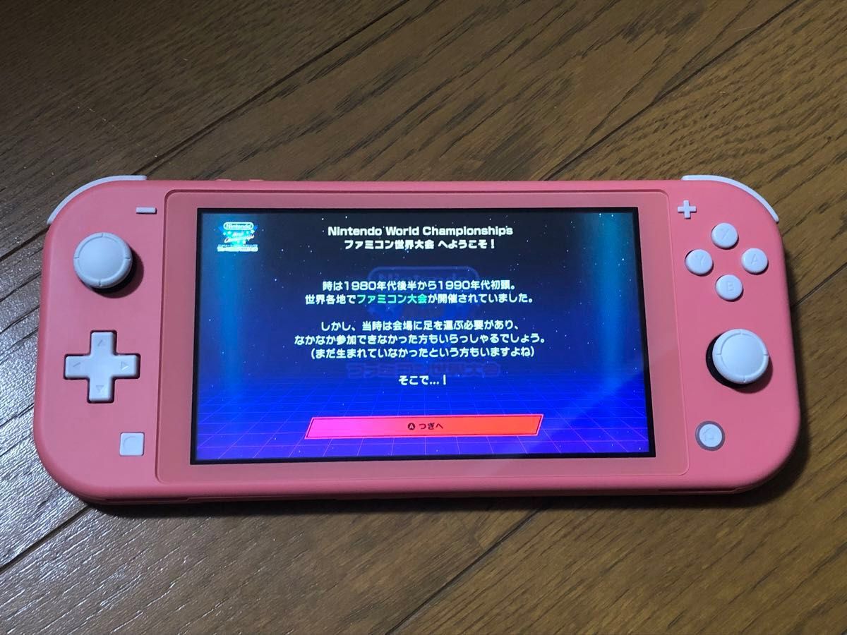 Nintendo Switch Lite 本体 コーラル 箱&ACアダプター付き 動作品 HDH