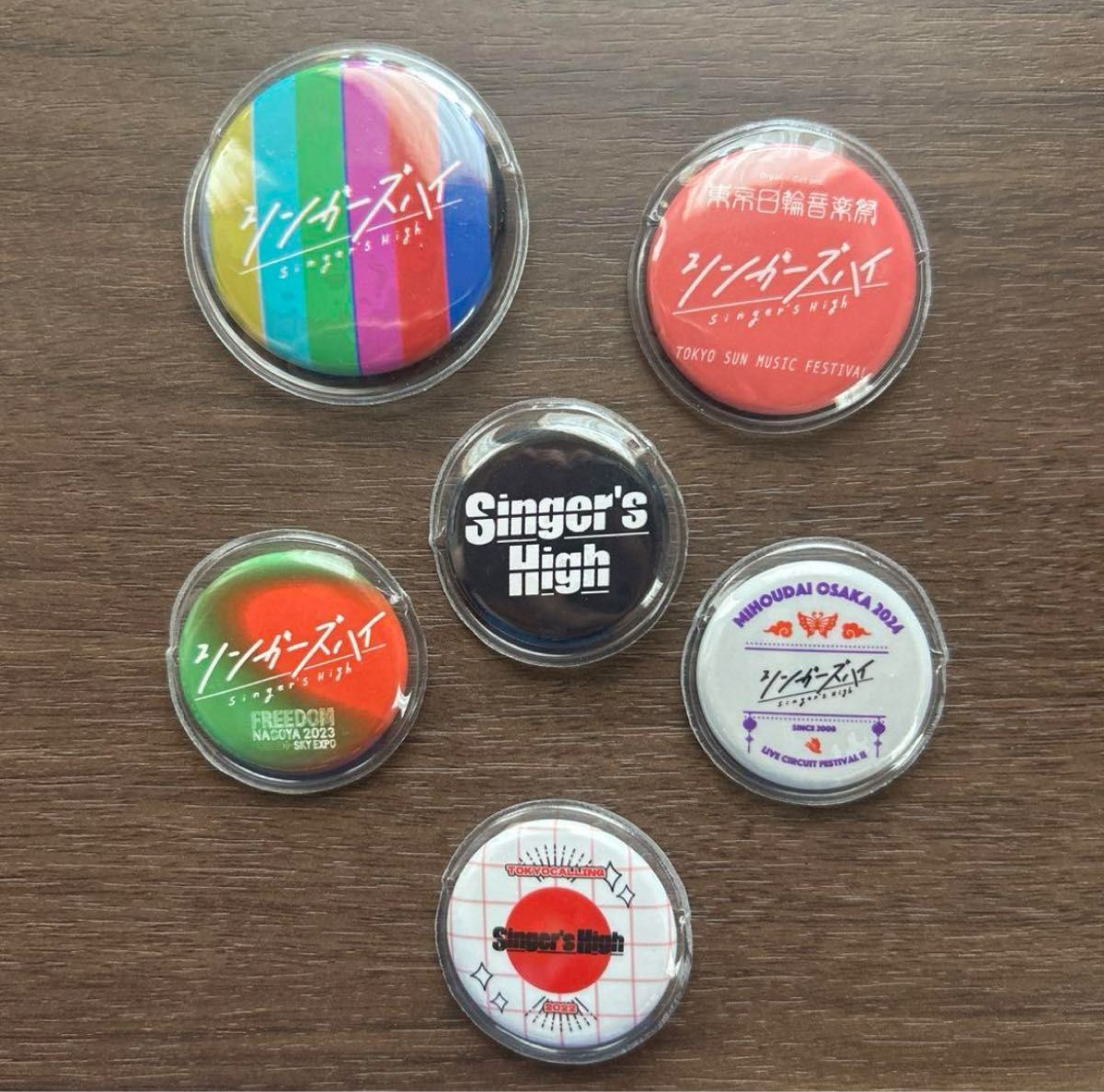 シンガーズハイ 缶バッジ 4点セット｜Yahoo!フリマ（旧PayPayフリマ）