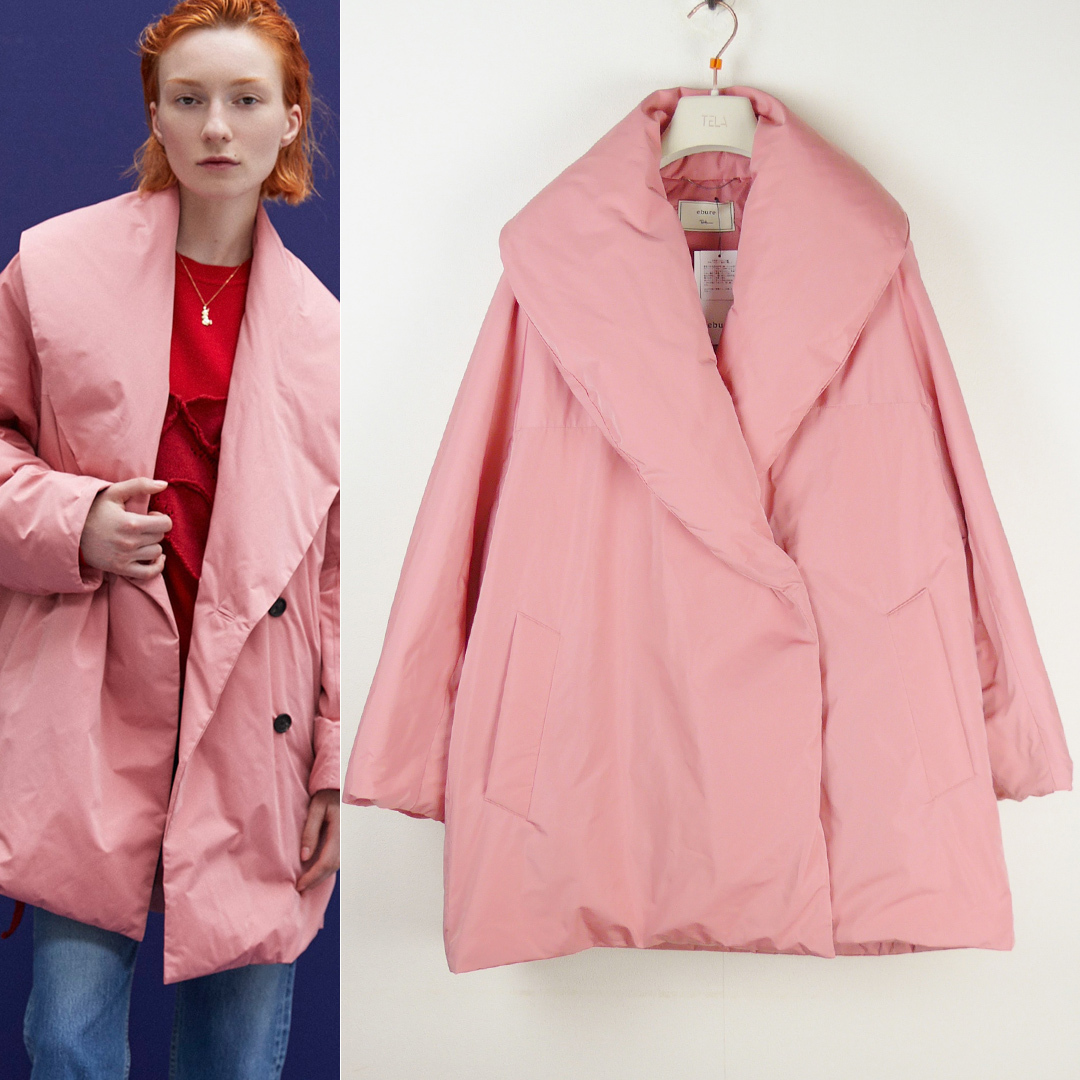 ebure×Ron herman ロンハーマン別注 エブール 23AW Form Down Shawl