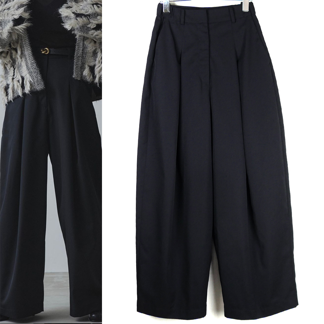 Nala ナラ 23AW完売 High Waist Wide Pants ハイウエストワイドパンツS
