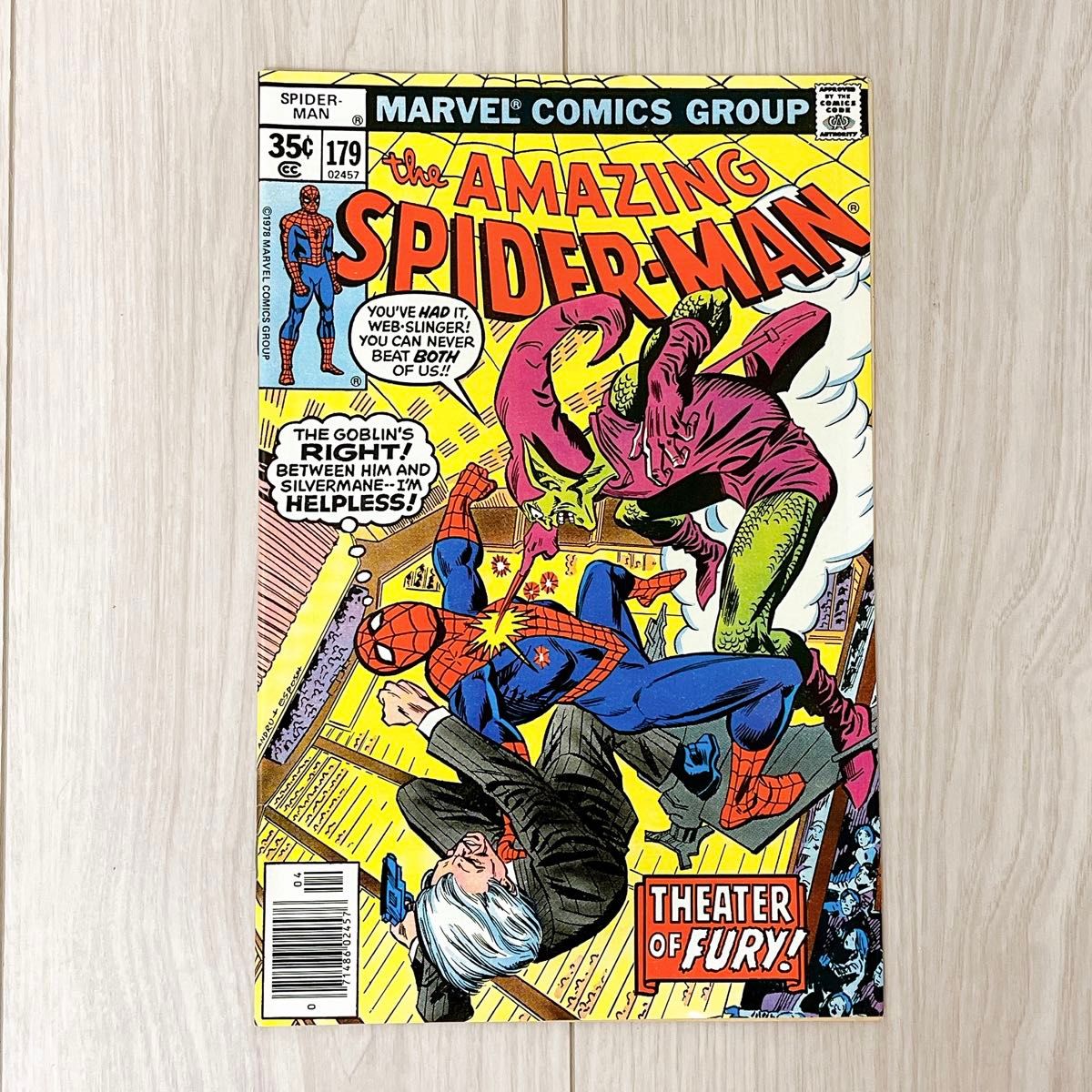 アメイジングスパイダーマン#179 アメコミ リーフ 原書 グリーン