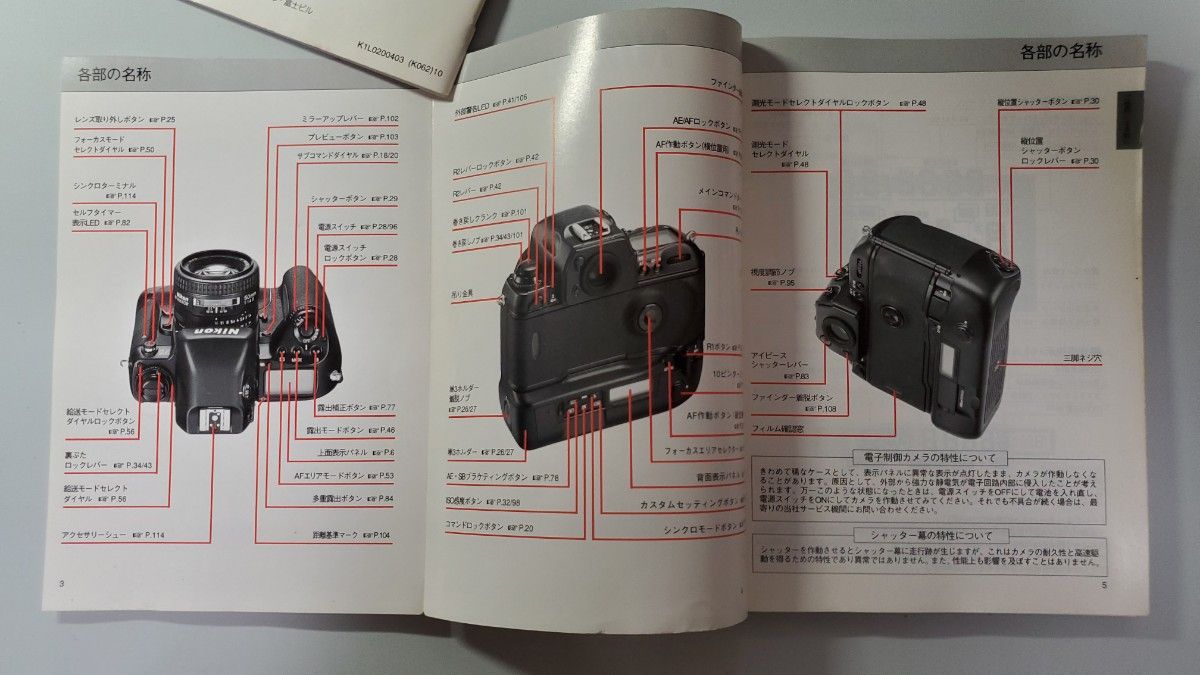 Nikon F5 使用説明書 と ガイドブック のみ｜Yahoo!フリマ（旧PayPay