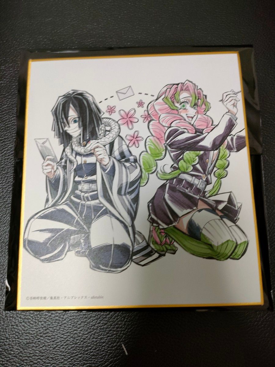 2024 鬼滅の刃 柱稽古編 柱描き下ろしイラスト 伊黒小芭内と甘露寺蜜璃