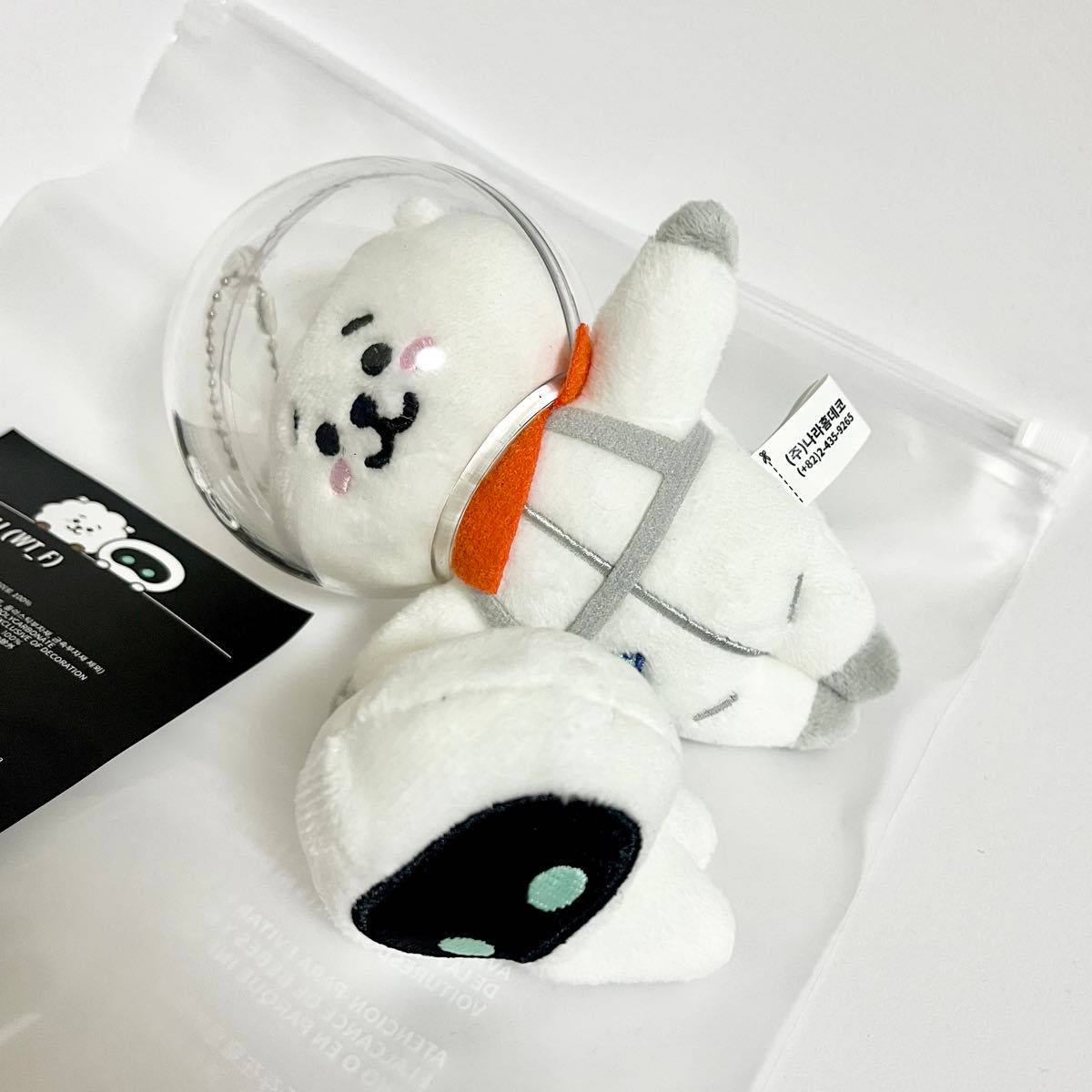 新品 BTS JIN ジン Wootteo ウット RJ フラッシュドール キーリング