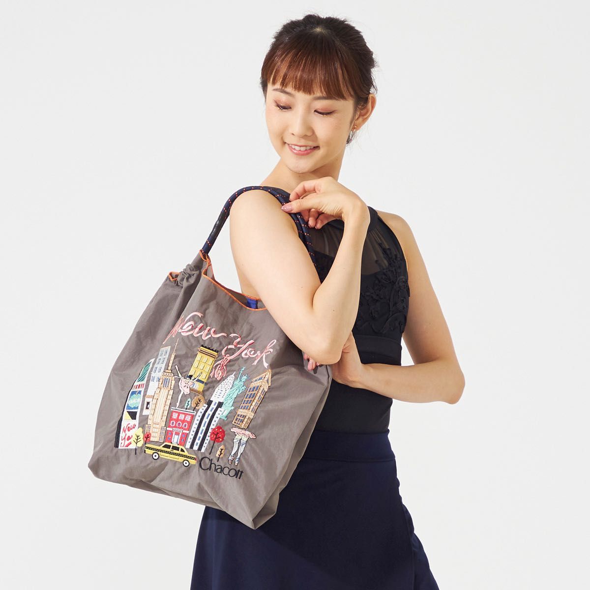 ボールアンドチェーン チャコット ニューヨーク トートバッグ M