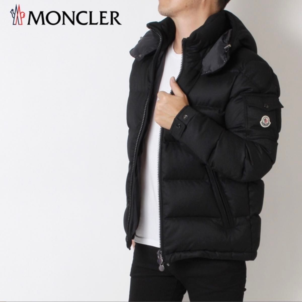 美品】【DISTタグ】MONCLER モンクレール モンジュネーブル ブラック