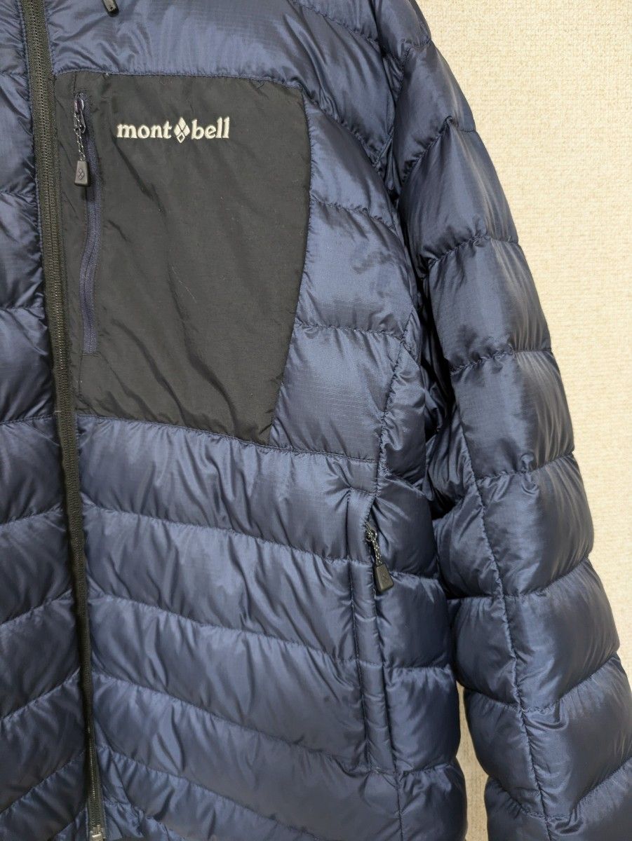 美品 コロラドパーカ メンズL リバーシブル 黒 ブラック ネイビー mont