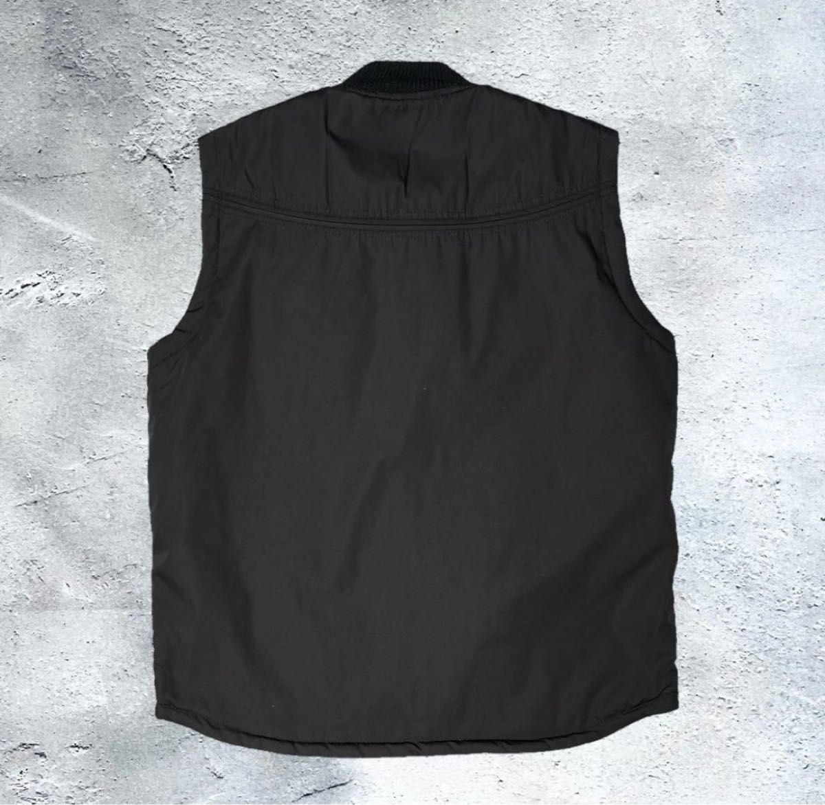 Derby Of San Francisco Vest ダービー ベストM 表BLACK/裏地GOLD