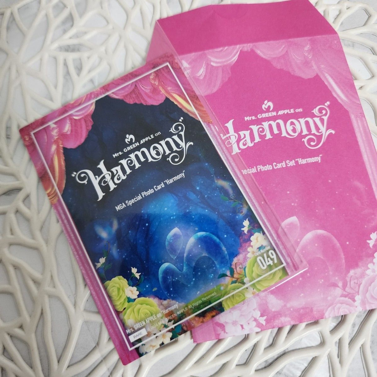 Mrs GREEN APPLE ハーモニー Harmony フォトカード レア 49 大森元貴