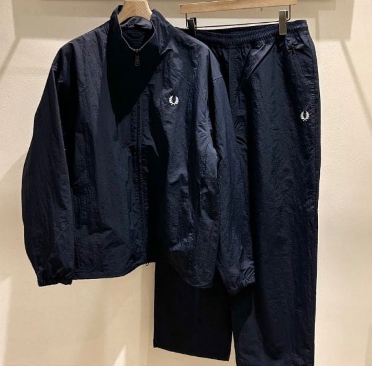 Lサイズ BEAMS 別注 FRED PERRY シェルジャケット シェルパンツ｜Yahoo