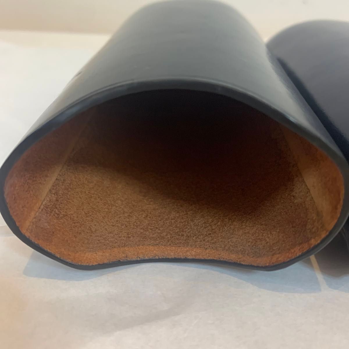 美品 GANZO ガンゾ MAESTRO2 マエストロ2 メガネケース ネイビー