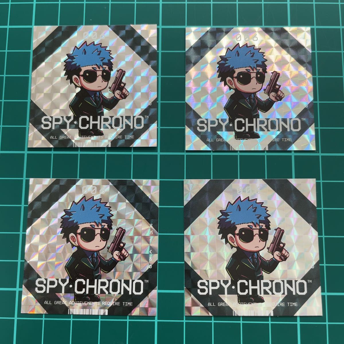 未使用 4枚セット】運命の巻戻士 ホログラムステッカー ホロステッカー