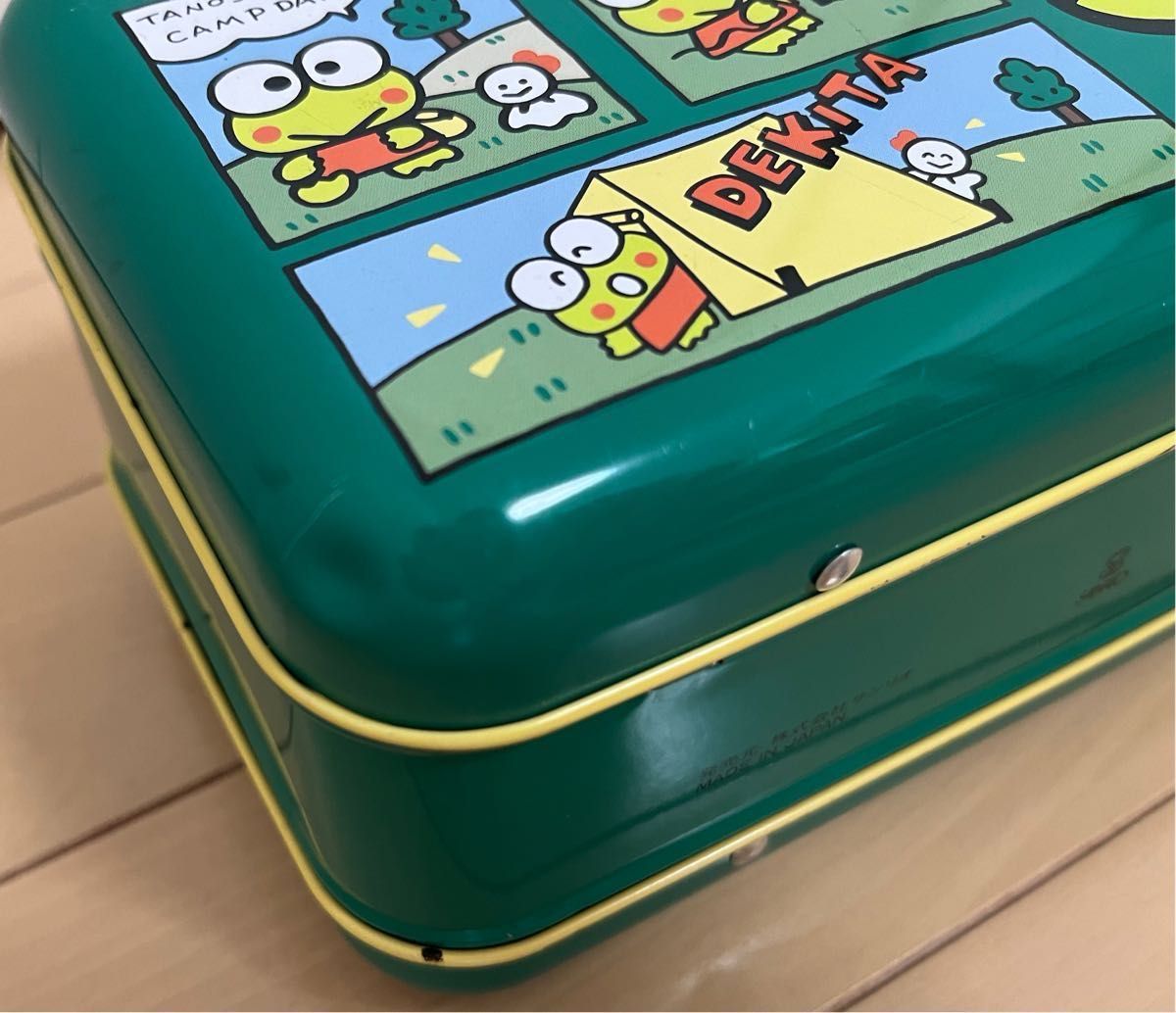 けろけろけろっぴ 持ち手付き缶ケース 小物入れ レトロ｜Yahoo!フリマ