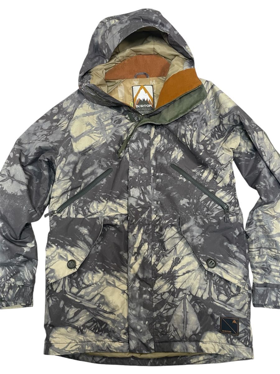 美品 BURTON バートン スノーボード ウェア リアルツリーカモ柄 迷彩