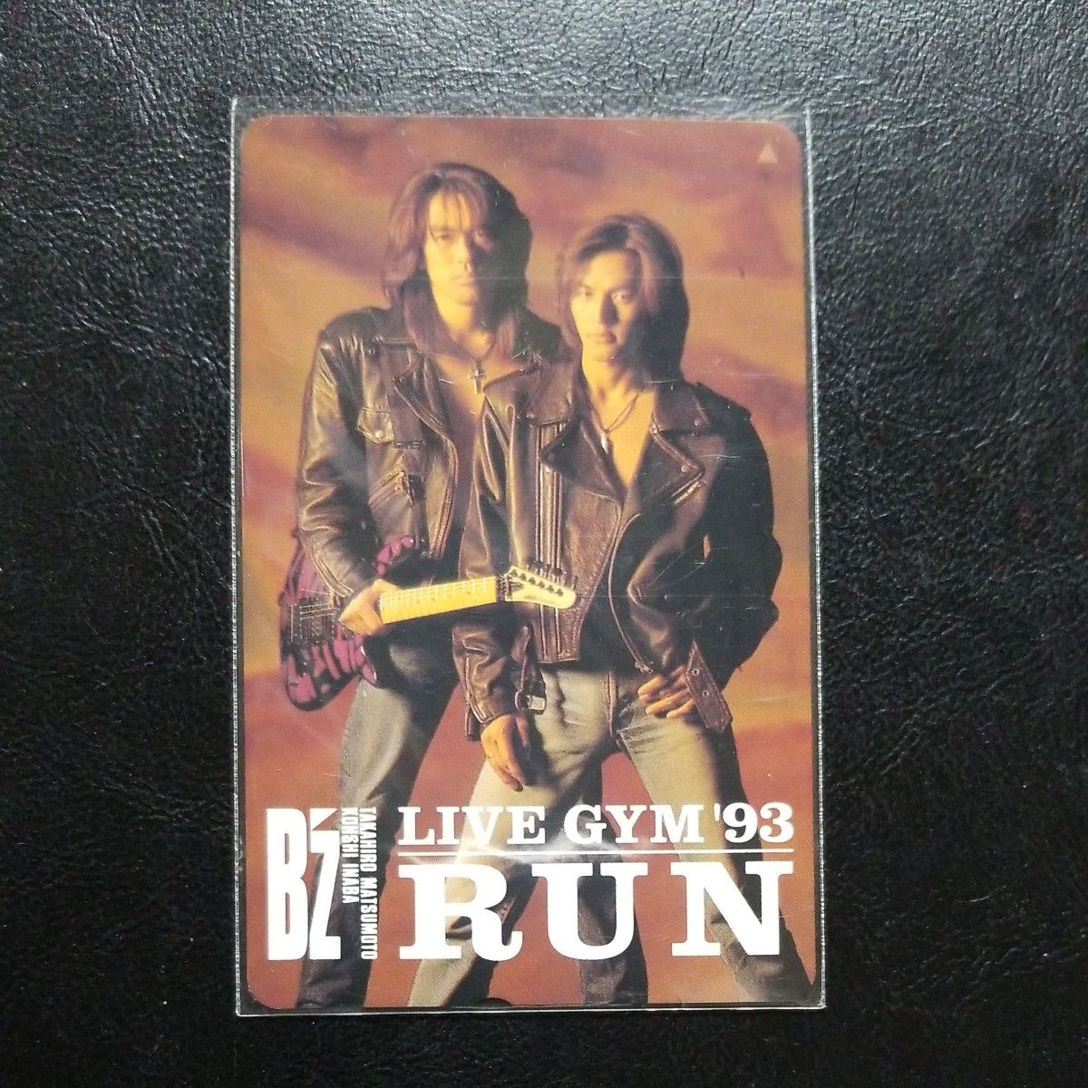 B'z テレカ 初期 レア RUN カッコいい 稲葉浩志 松本孝弘 未使用