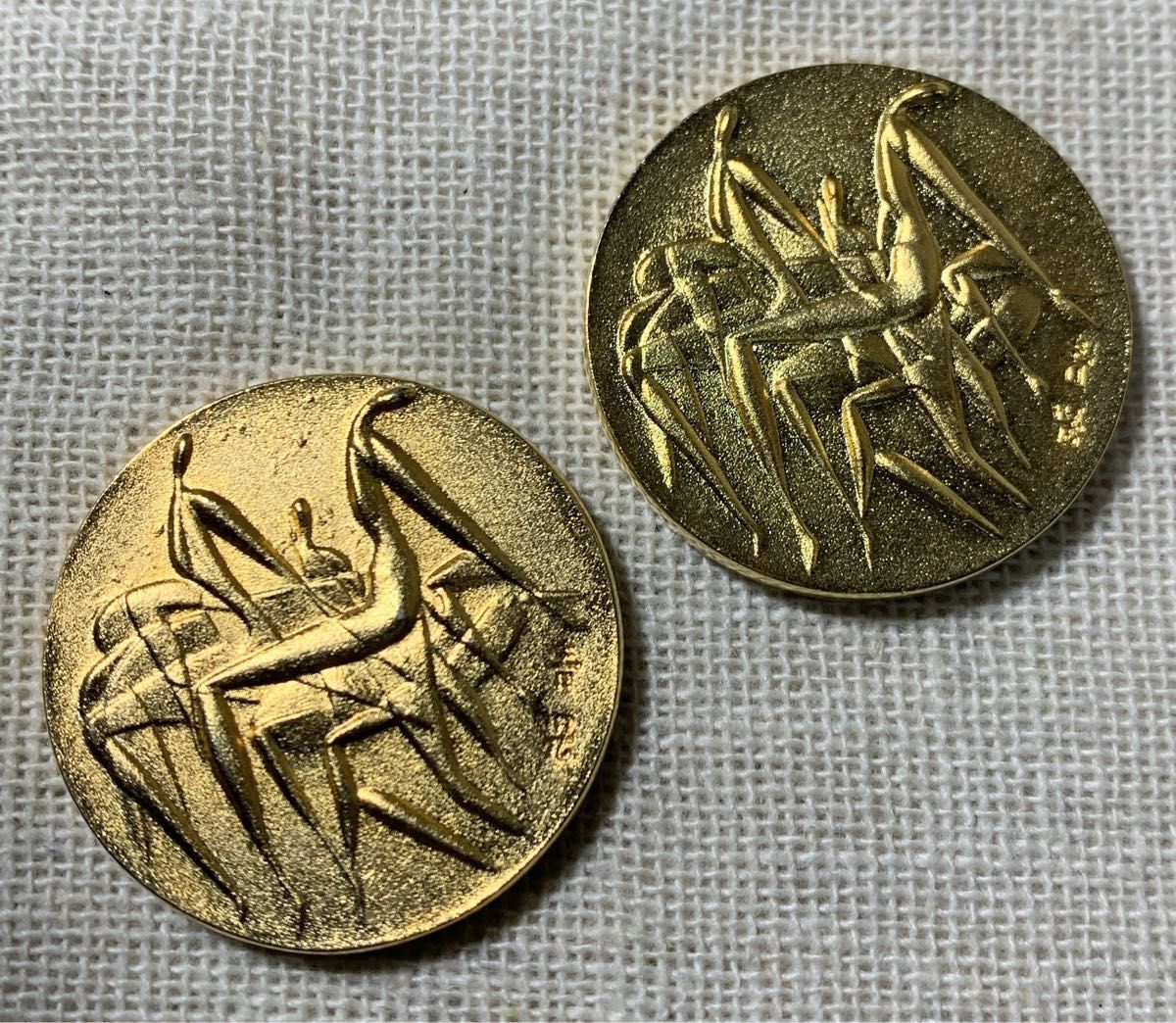 1976年 カナダ モントリオールオリンピック 記念メダル 画家 東郷青児